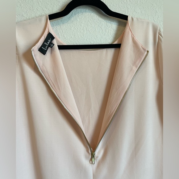Lulus Shift and Shout Blush Soft Pink Shift Mini Dress sz Medium - Picture 6 of 8